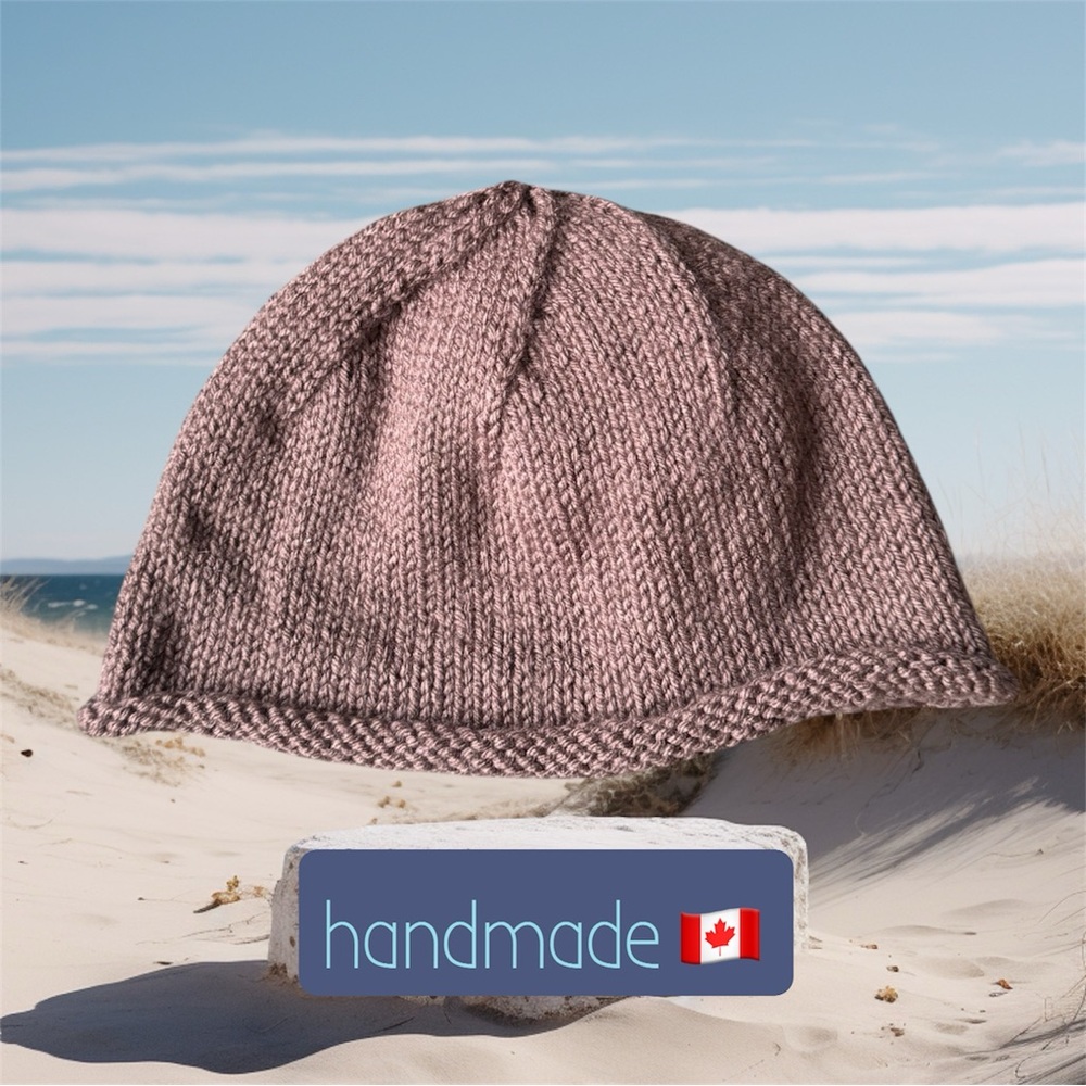 2 for $30 🆕Handmade Mauve Knit Hat